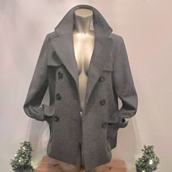 Double breasted Peacoat DK Gray - Picture 4 of 7